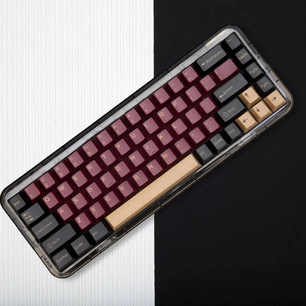 Cool Red Samurai Theme PBT Keycap Set
