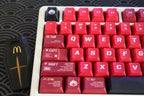 Cool Red ZAKU Mecha Warrior Keycap Set
