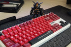 Cool Red ZAKU Mecha Warrior Keycap Set