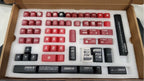 Cool Red ZAKU Mecha Warrior Keycap Set