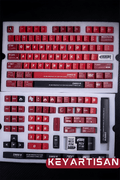 Cool Red ZAKU Mecha Warrior Keycap Set