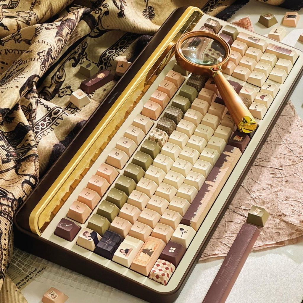 Cool Sherlock Holmes Theme Artisan Keycap Set