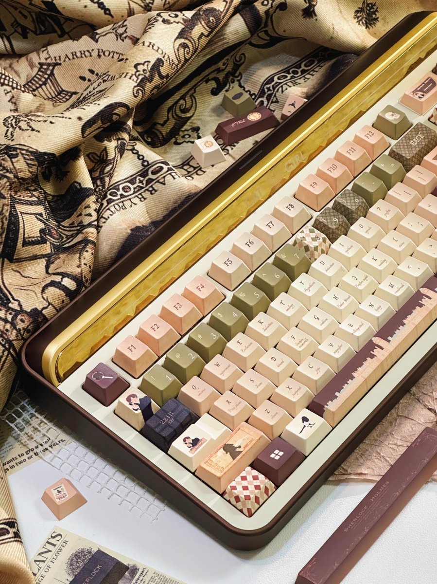 Cool Sherlock Holmes Theme Artisan Keycap Set