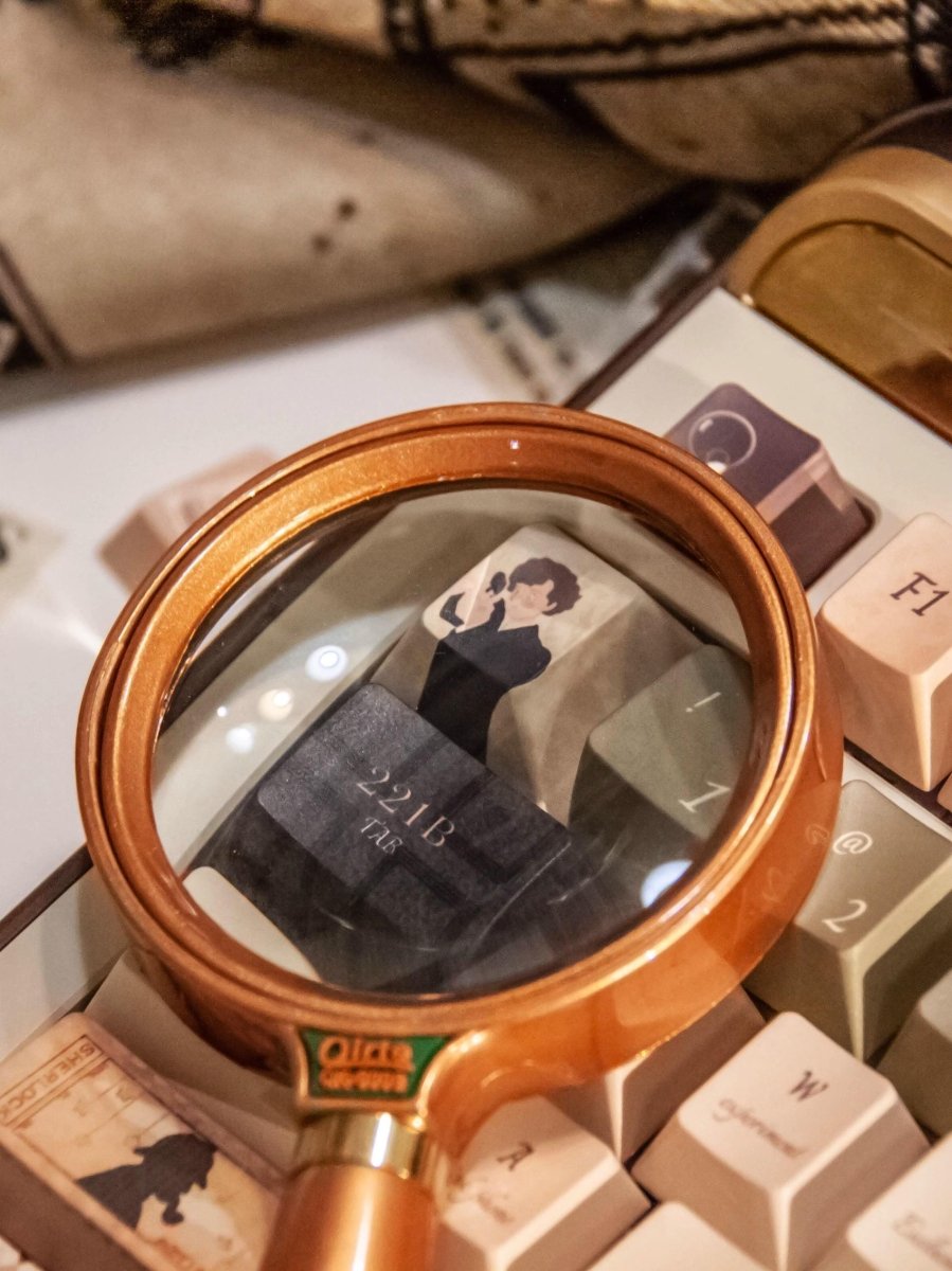 Cool Sherlock Holmes Theme Artisan Keycap Set