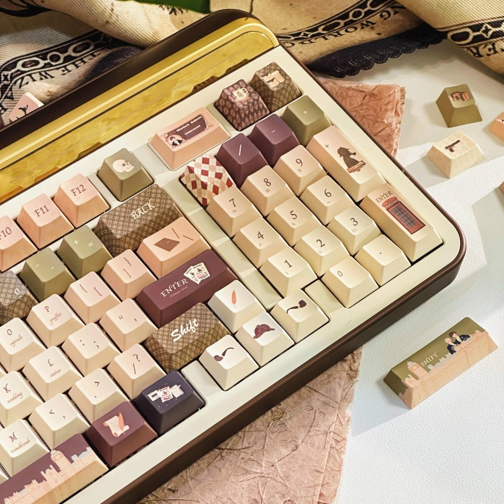Cool Sherlock Holmes Theme Artisan Keycap Set
