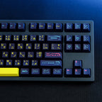 Cool Techno Theme PBT Japanese Keycap Set