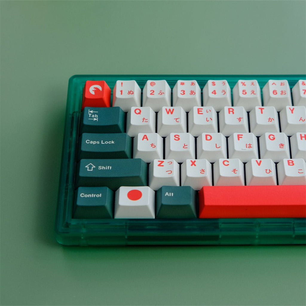 Cool Tokyo Warning Kaiju Theme Japanese Keycap Set