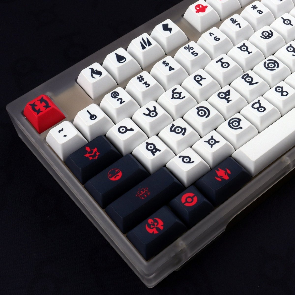 Cool Unown Theme Artisan Graffiti Keycap Set