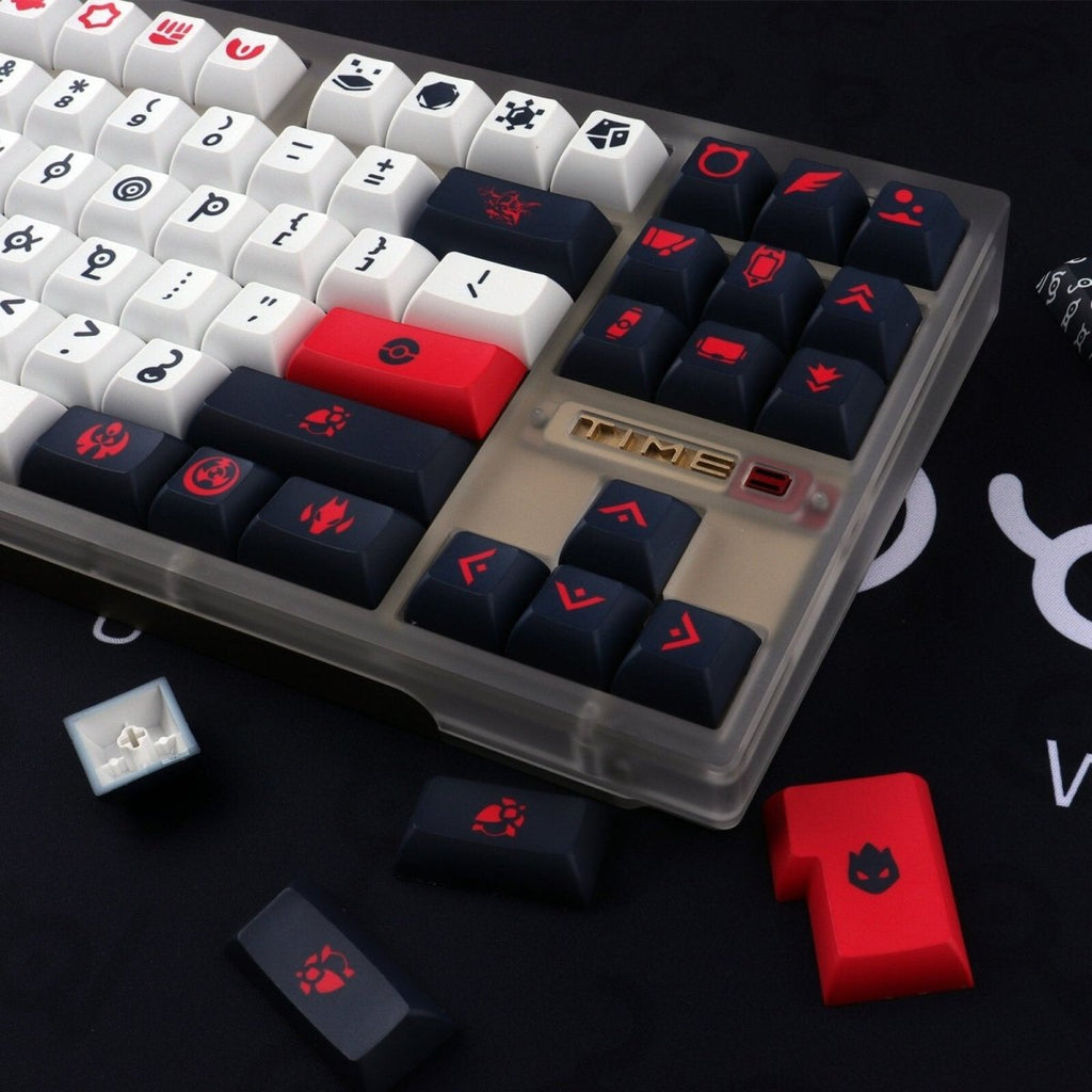 Cool Unown Theme Artisan Graffiti Keycap Set