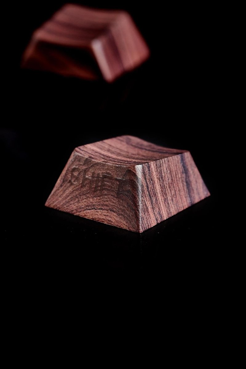 Cool Wooden-Style PBT Backlit Keycap Set