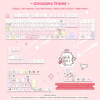 Cute Anime Chiikawa Theme Artisan Keycap Set