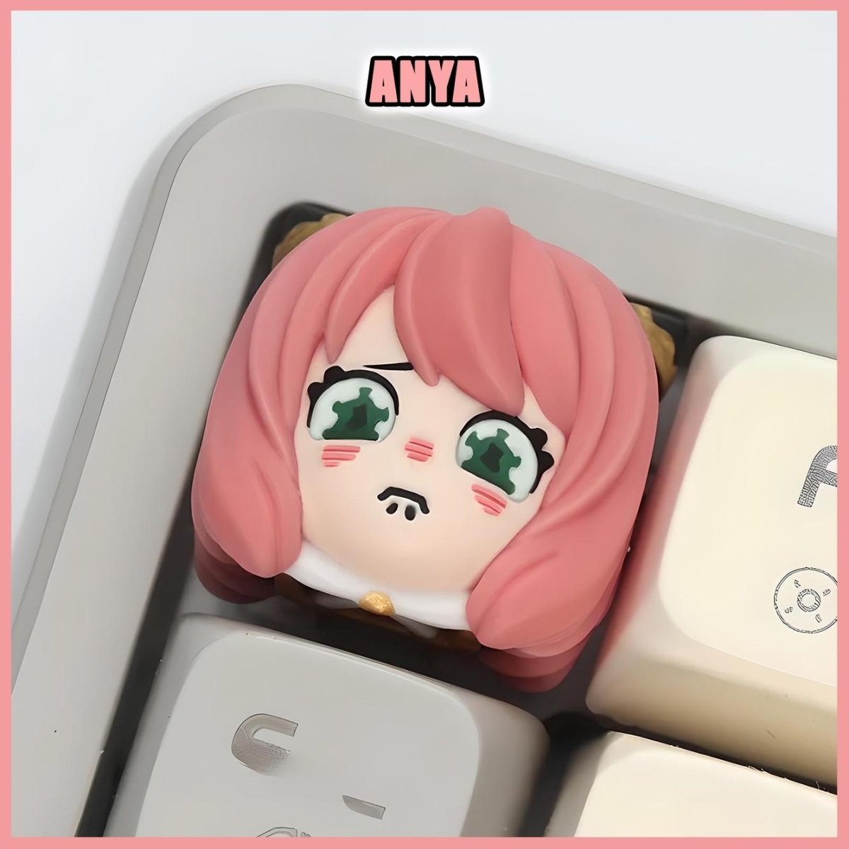 Cute Anya Spy x Family Artisan Resin Keycap