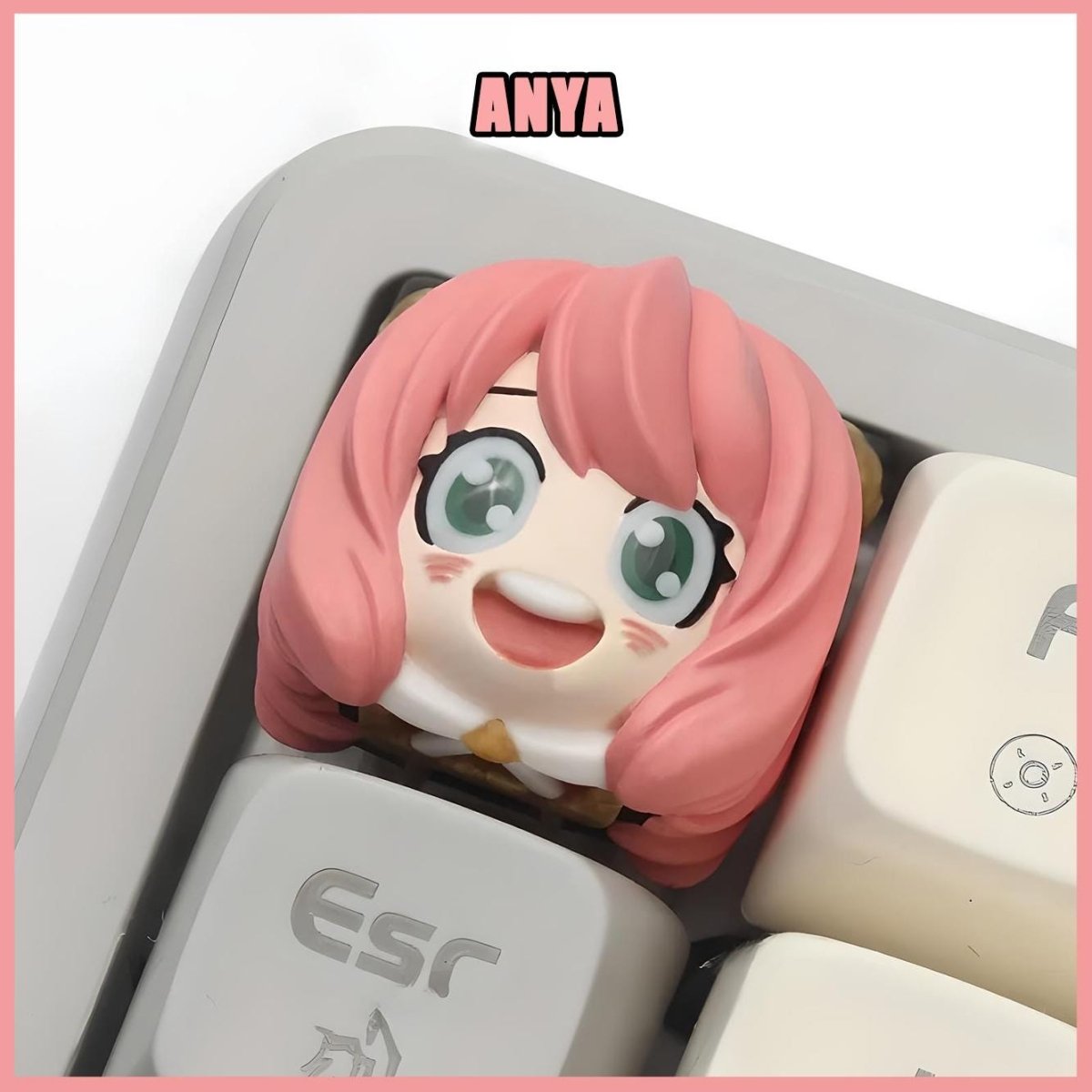 Cute Anya Spy x Family Artisan Resin Keycap