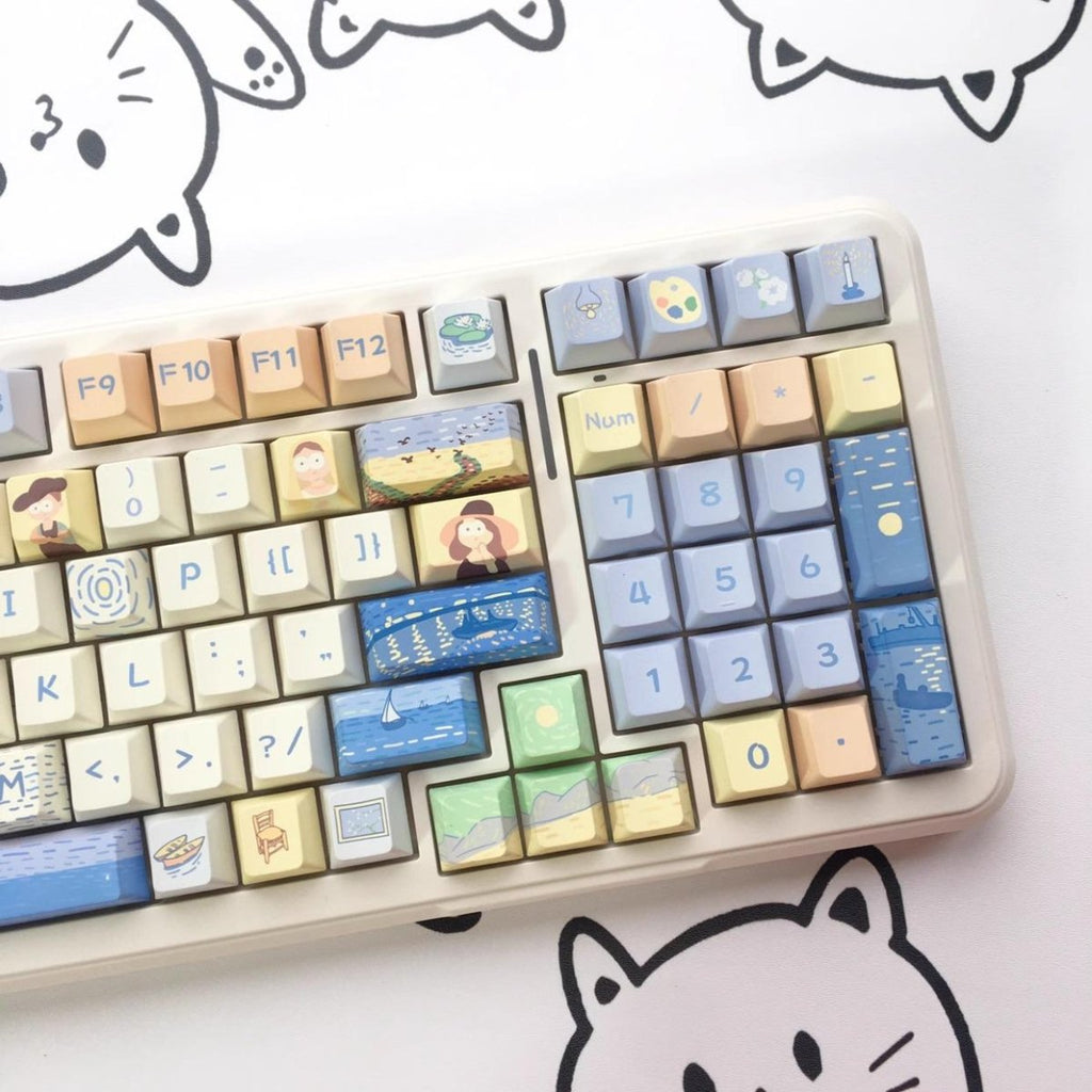 Cute Art Parody Theme Artisan Keycap Set