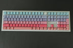 Cute Aurora Sunset Theme Gradient Keycap Set
