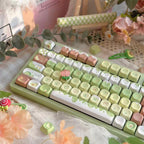 Cute Avocado Garden Themed Keycap Set