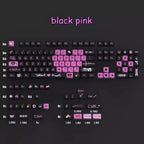 Cute Black & Pink Love Theme Artisan Keycap Set