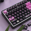 Cute Black & Pink Love Theme Artisan Keycap Set