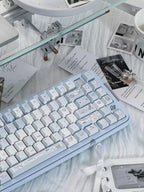 Cute Blue Dream Theme Artisan Keycap Set