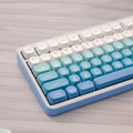 Cute Blue Glacier Ice Theme Gradient Keycap Set