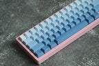 Cute Blue Gradient Backlit Keycap Set