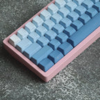 Cute Blue Gradient Backlit Keycap Set