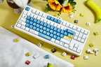 Cute Blue Minions Theme Cartoon Keycap Set