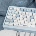Cute Blue Notebook Theme Artisan Keycap Set