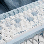 Cute Blue Notebook Theme Artisan Keycap Set