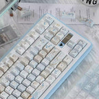 Cute Blue Ocean Dessert Theme Artisan Keycap Set