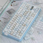 Cute Blue Ocean Dessert Theme Artisan Keycap Set