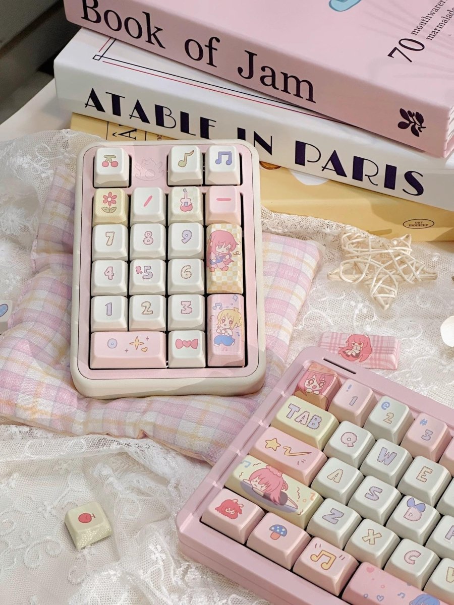 Cute Bocchi the Rock Theme Keycap Set