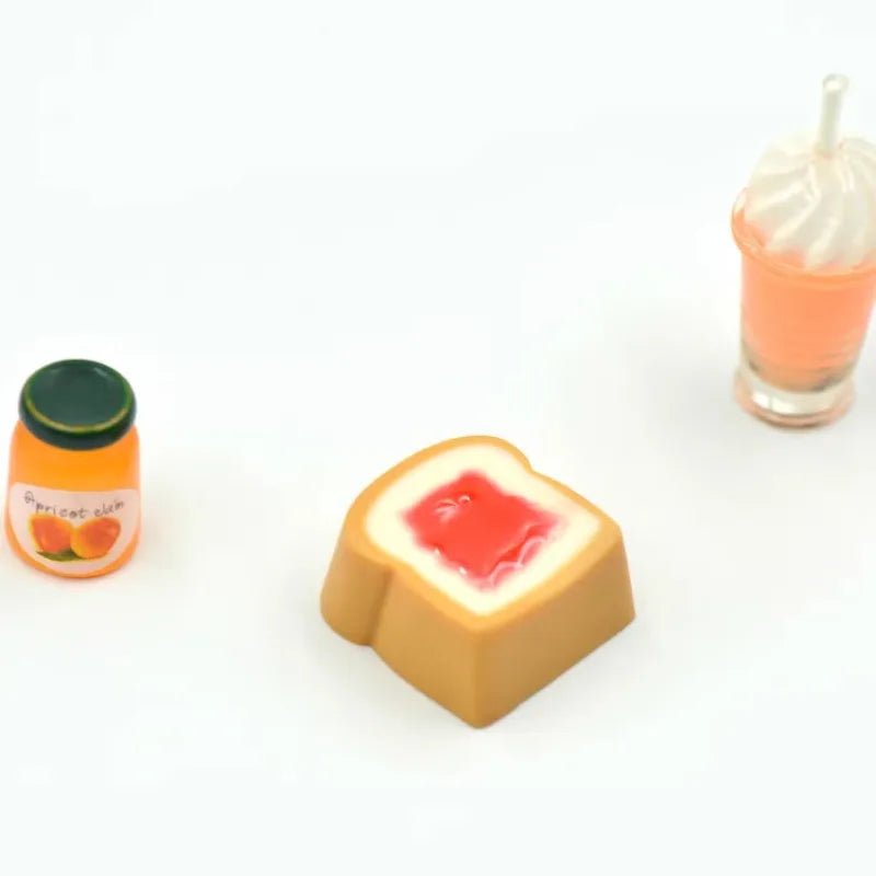 Cute Breakfast Bread Theme Keycap