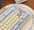 Cute Brown Bear Theme Artisan Keycap Set