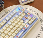 Cute Brown Bear Theme Artisan Keycap Set