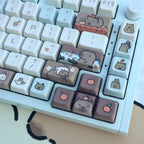 Cute Capybara Theme Artisan Keycap Set