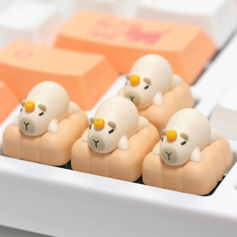 Cute Capybara Theme Keycap