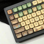 Cute Capybara Theme PBT MOA Keycap Set