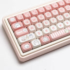 Cute Chiikawa Theme Pink Gradient Artisan Keycap Set