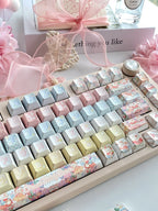 Cute Circus Teddy Bear Theme Artisan Keycap Set