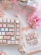 Cute Circus Teddy Bear Theme Artisan Keycap Set