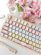 Cute Circus Teddy Bear Theme Artisan Keycap Set