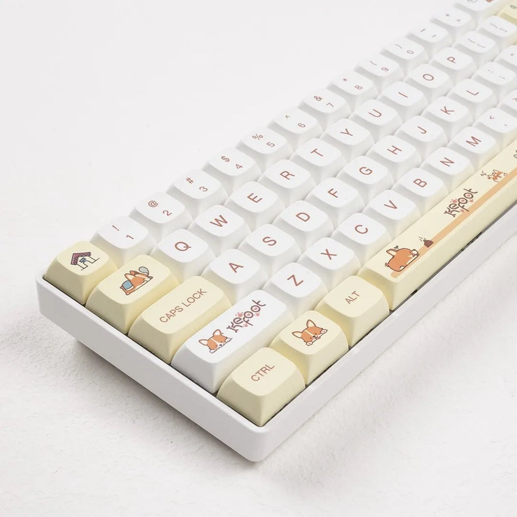 Cute Corgi Dog Theme Artisan Keycap Set