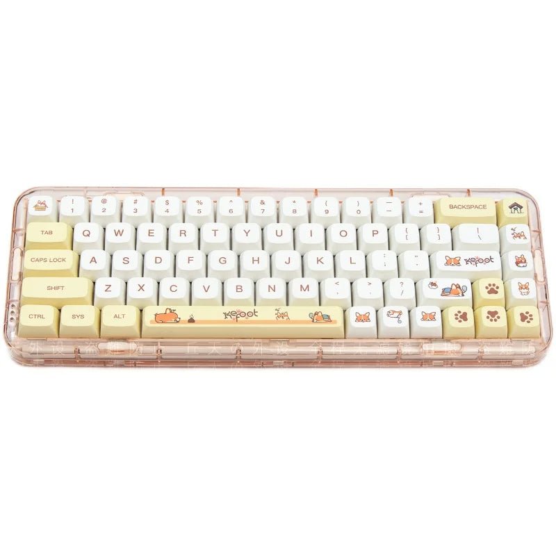 Cute Corgi Dog Theme Artisan Keycap Set