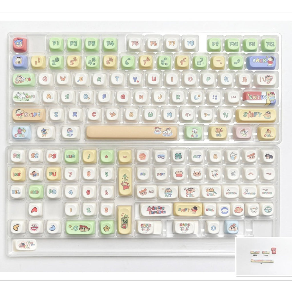 Cute Crayon Shin-Chan Theme Artisan Keycap Set