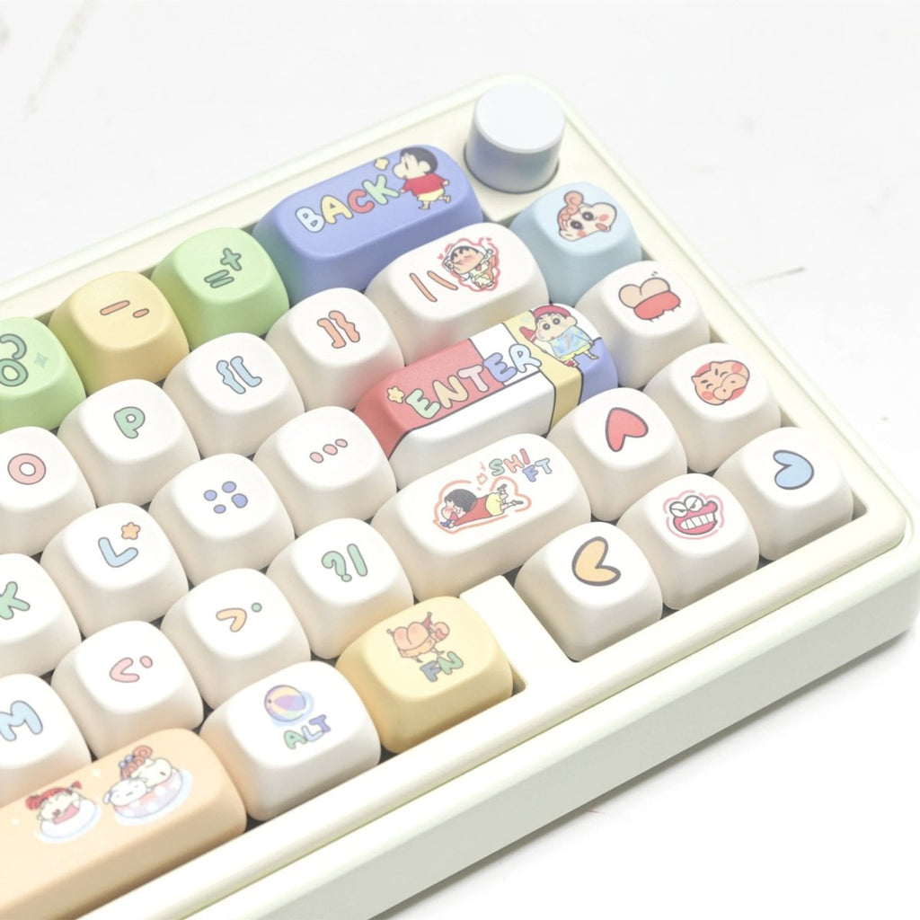 Cute Crayon Shin-Chan Theme Artisan Keycap Set
