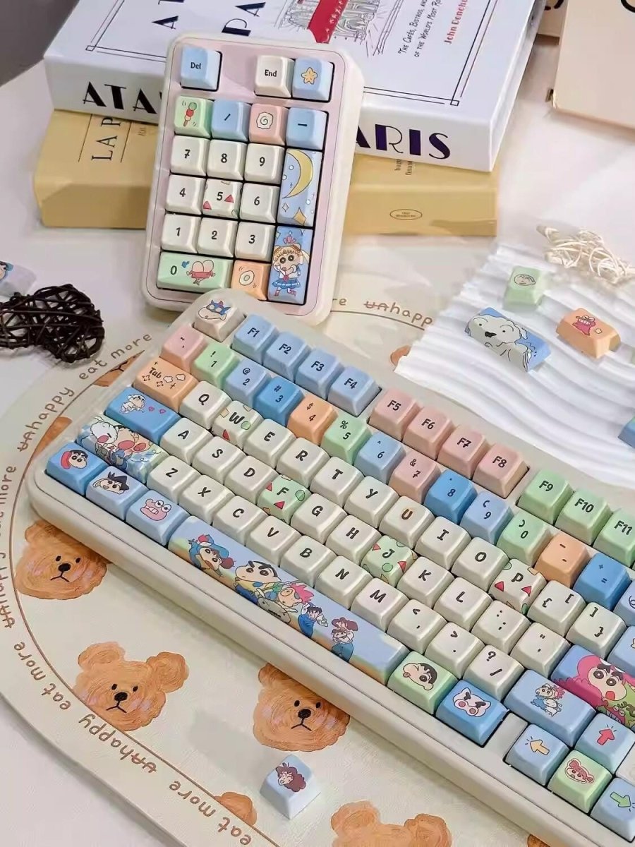 Cute Crayon Shin-Chan Theme Keycap Set