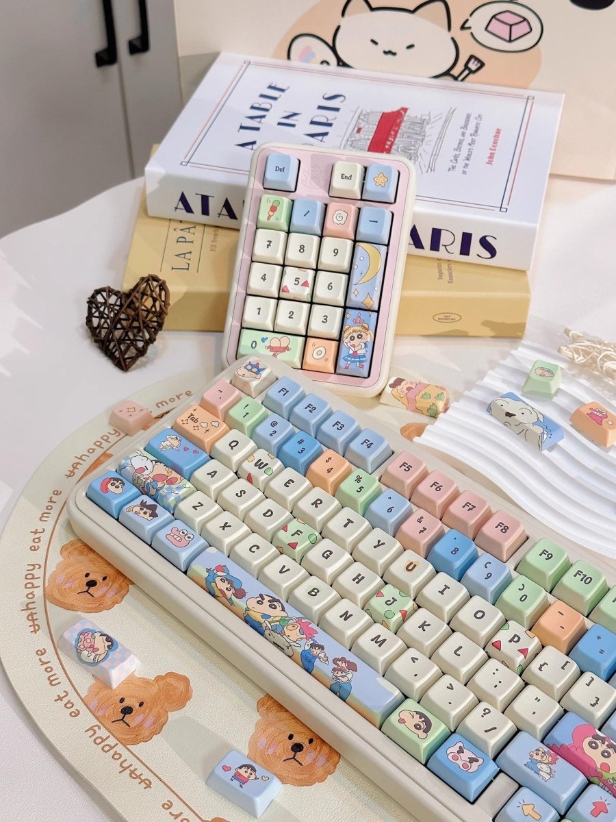 Cute Crayon Shin-Chan Theme Keycap Set