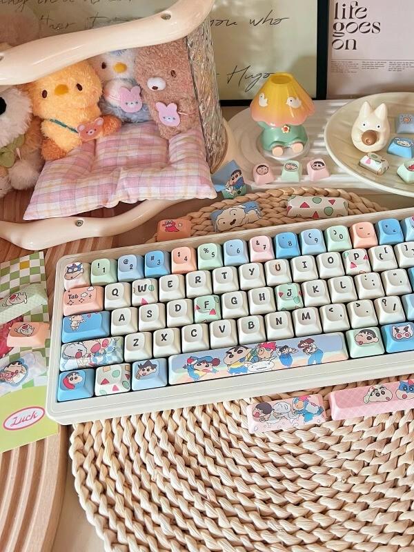 Cute Crayon Shin-Chan Theme Keycap Set