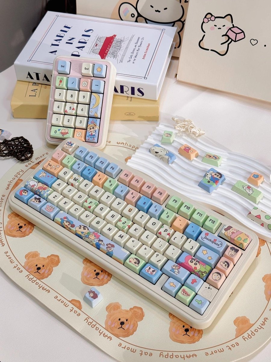 Cute Crayon Shin-Chan Theme Keycap Set
